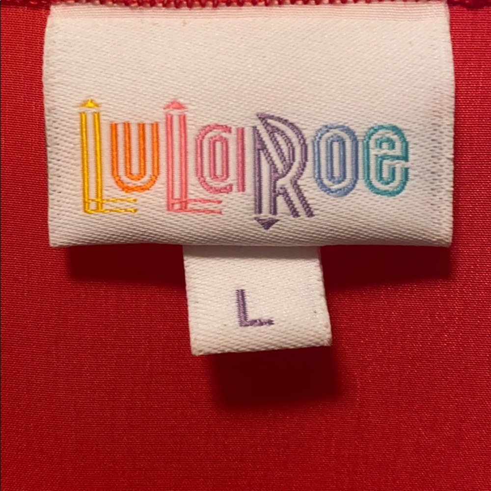 LuLaRoe Shirley Kimono 🆕 sz L Burnt Orange - Picture 3 of 6